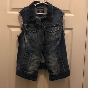 New jean vest